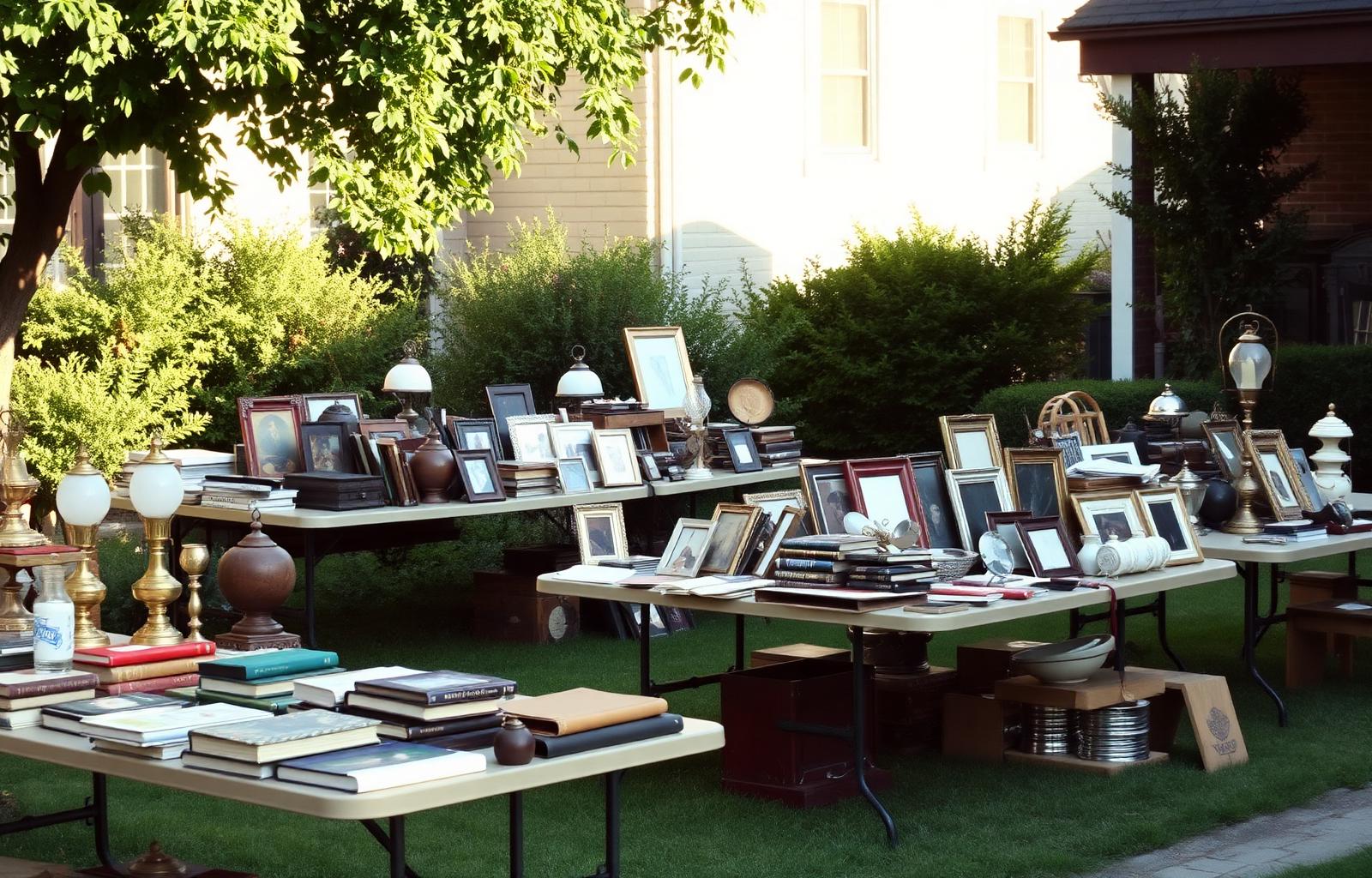 Second Chance yard sale on Popes Lane